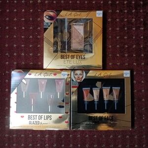 L.A. Girl Best of Eyes Eye Lux, Best of Face Pro. Conceal, Best of Lips Glazed